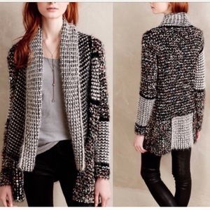 La fee Verte confetti shawled cardigan sweater